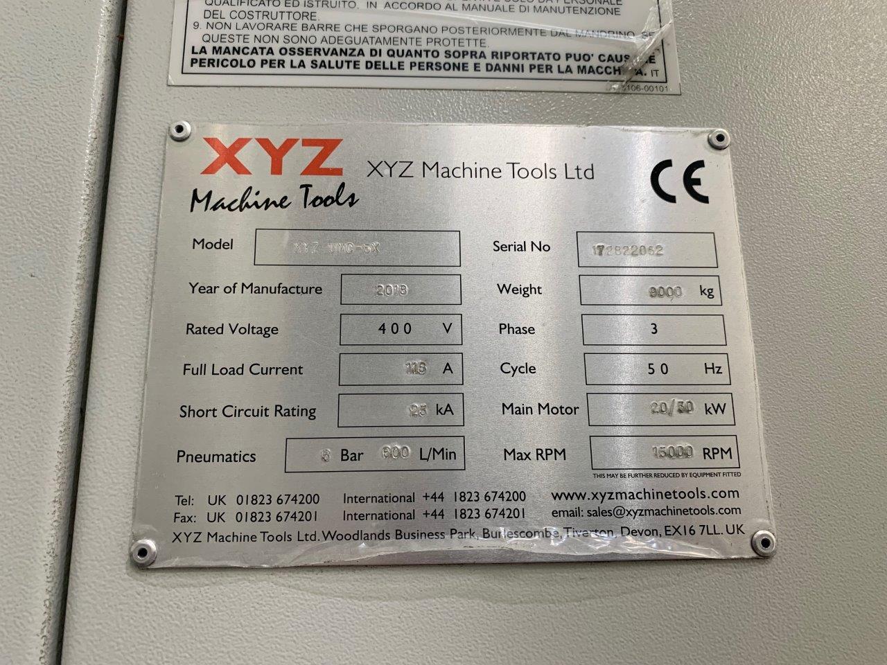 Five-axis Machining Centres/Used XYZ UMC-5X CNC 5-Axis Machining Centre (4178)