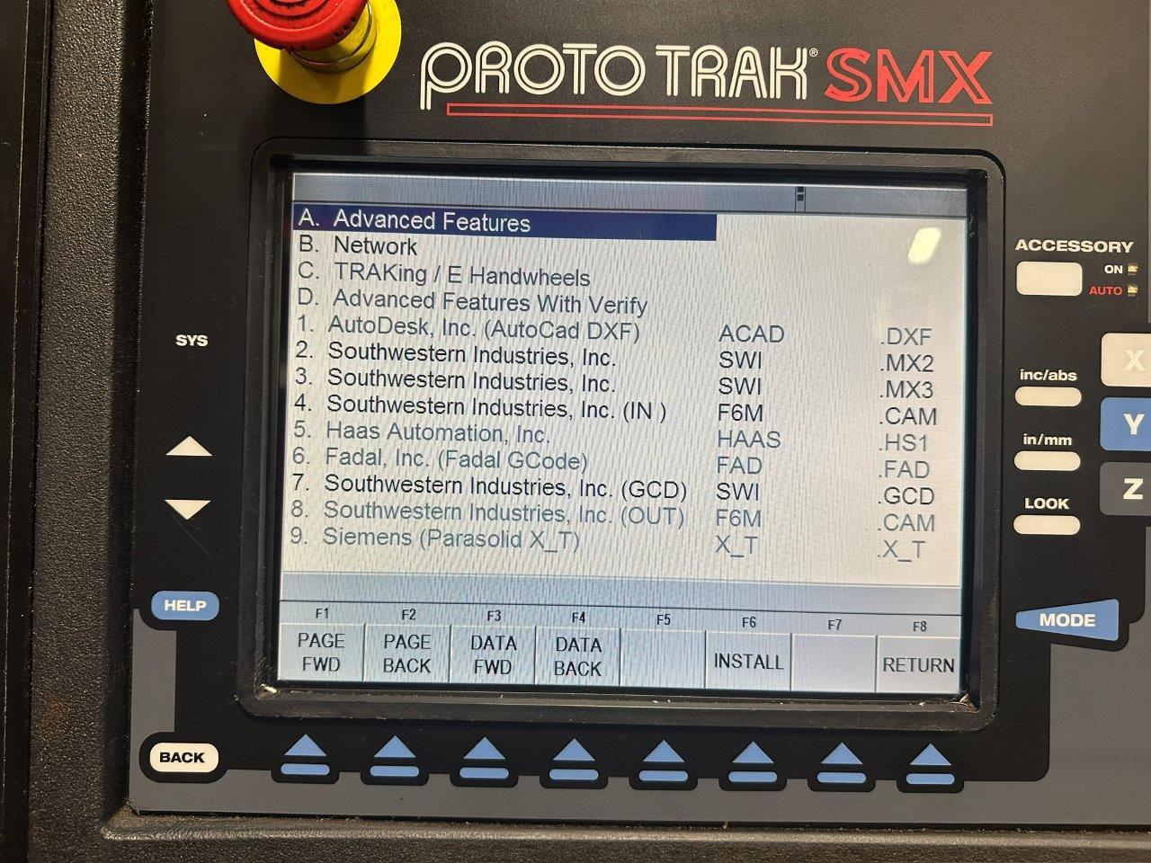 Milling/Used XYZ ProtoTRAK SMX3000 CNC Mill (4585)