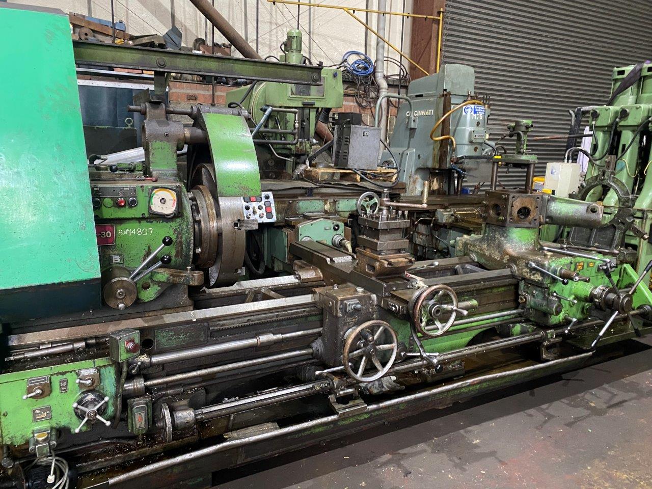 Lathes (CNC and Manual)/Herbert 9C-30 Long Bed Turret Lathe