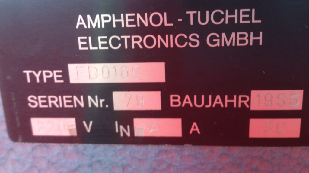 Miscellaneous/AMPHENOL-TUCHEL FD 0100