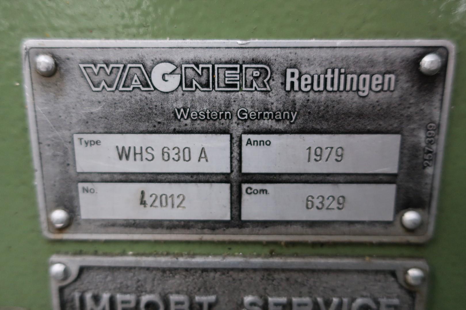 Sawing/Wagner - WHS 630 A