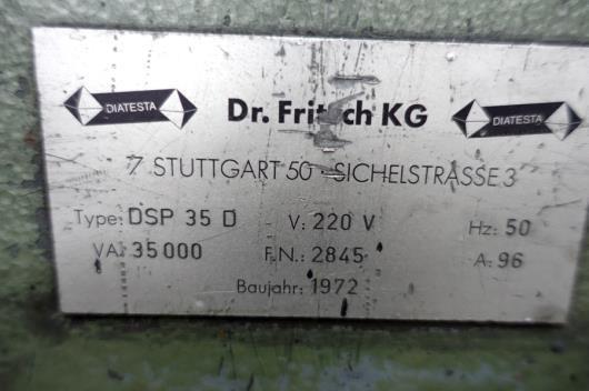 Presses (General)/Fritsch - DSP 35 D