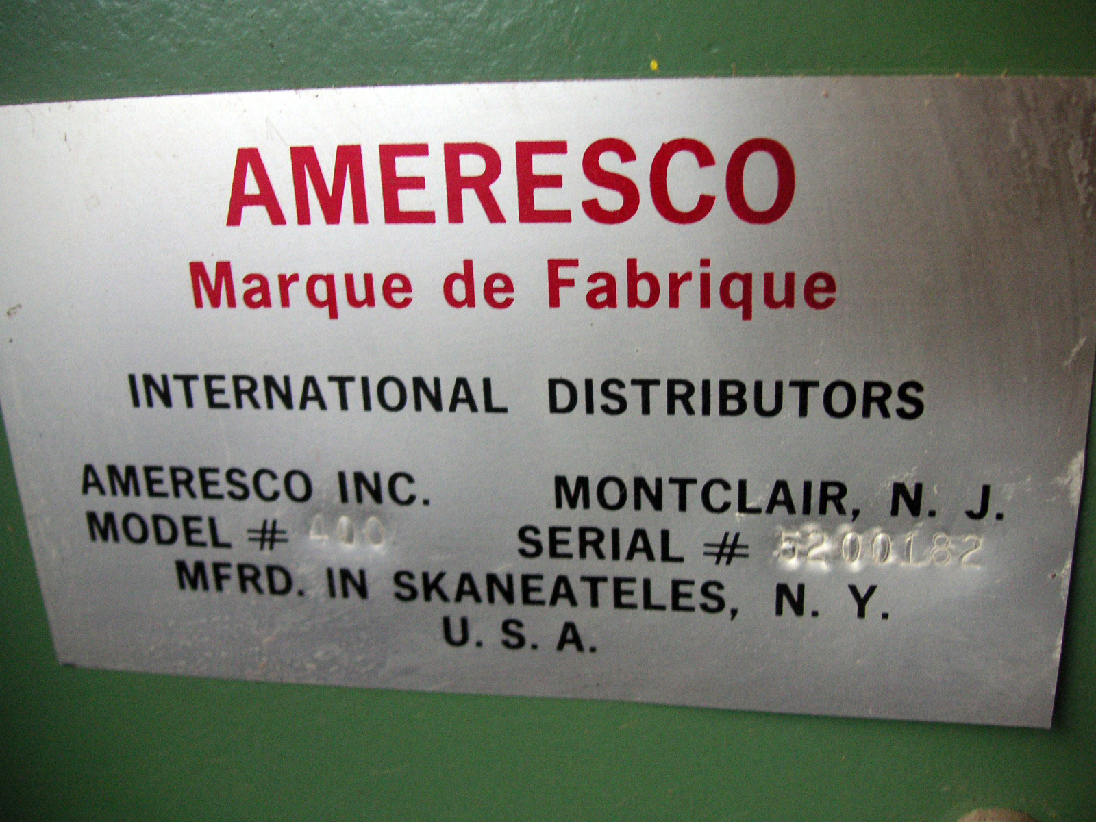 Miscellaneous/AMERESCO(USA)