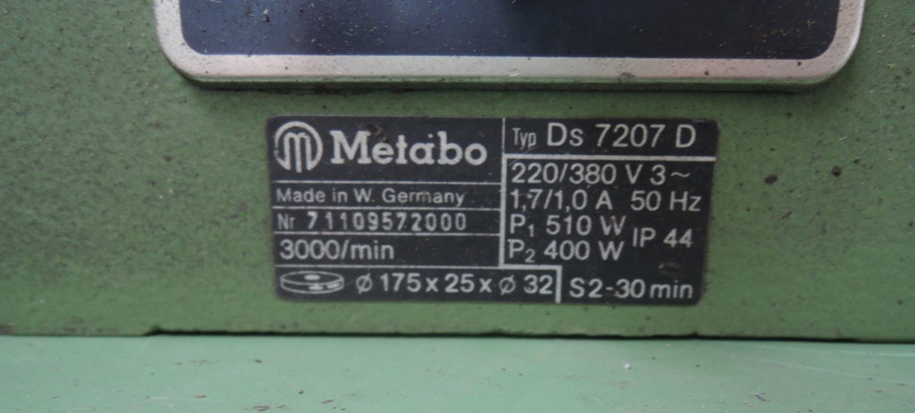 Pedestal Grinders/METABO DS 7207 D