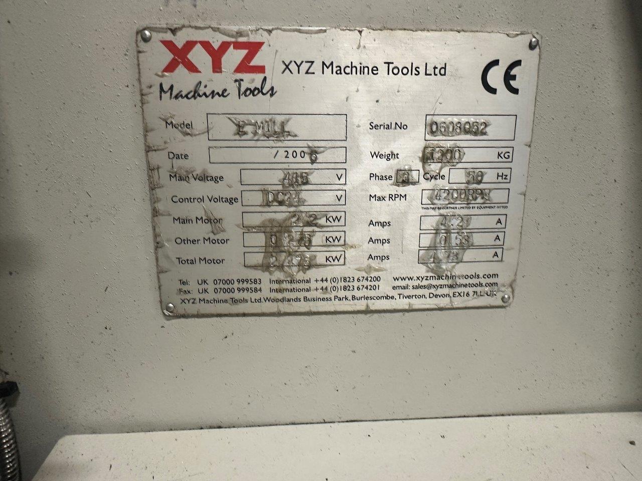 Milling/XYZ Manual E Mill 2000 (4294)