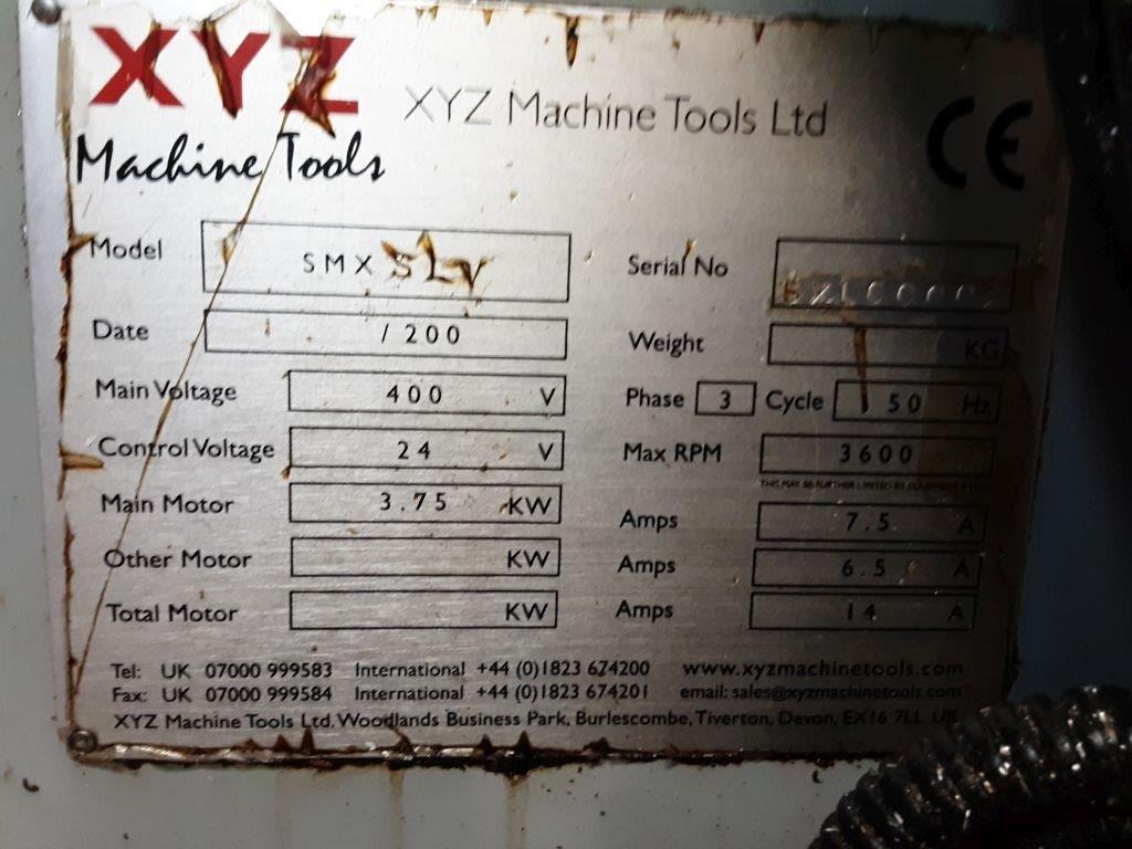 Milling/Used XYZ ProtoTRAK SMX 3000 SLV CNC Mill (3563)