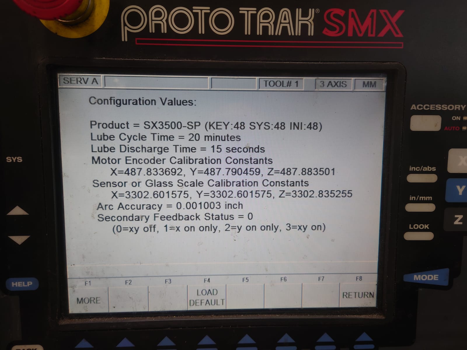 Bed Type Milling/Used XYZ ProtoTRAK SMX3500 Bed Mill (4400)