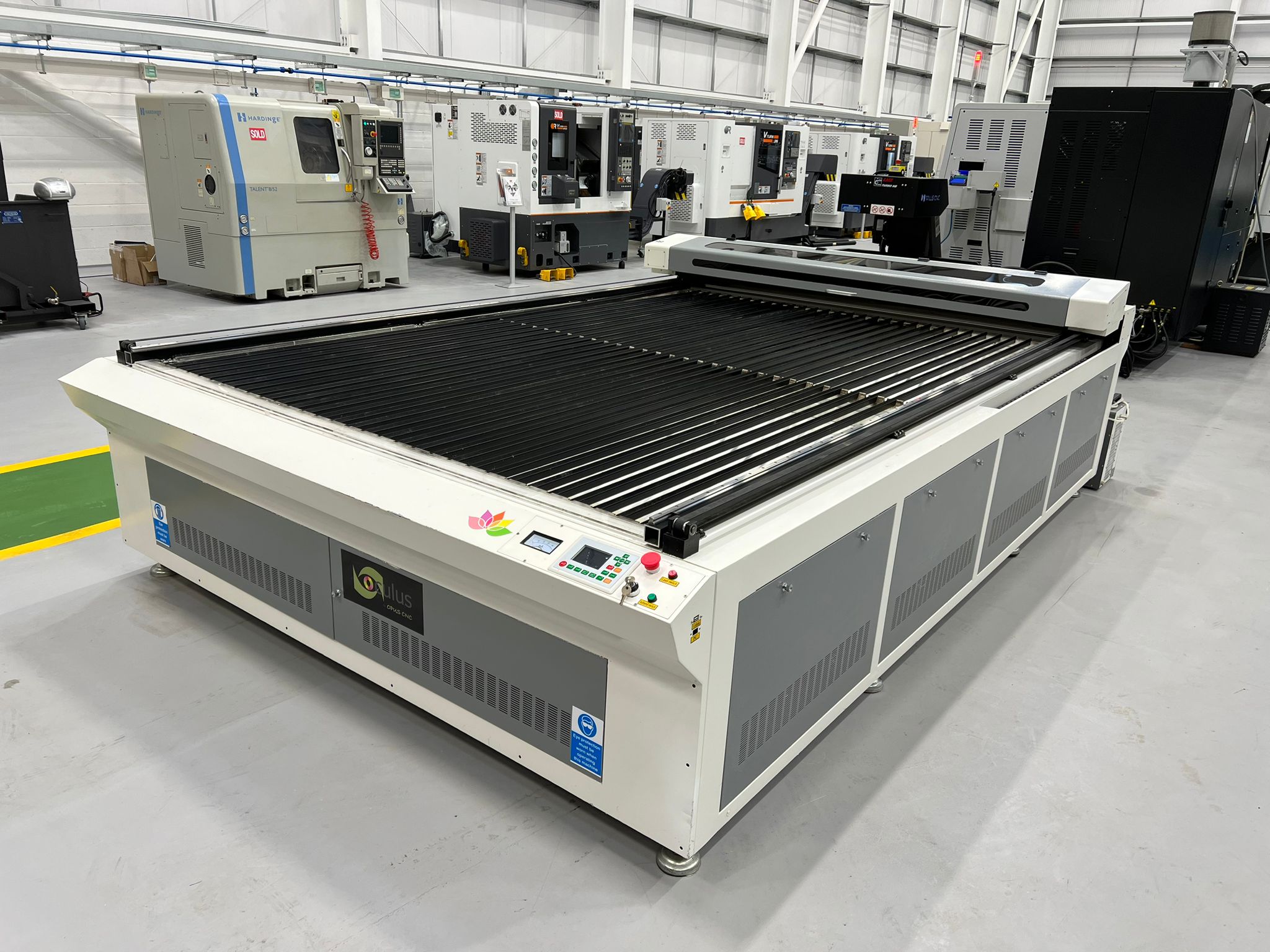 Laser Cutting/OCULUS 2030 Flatbed Laser Cutting Machine. Year 2020