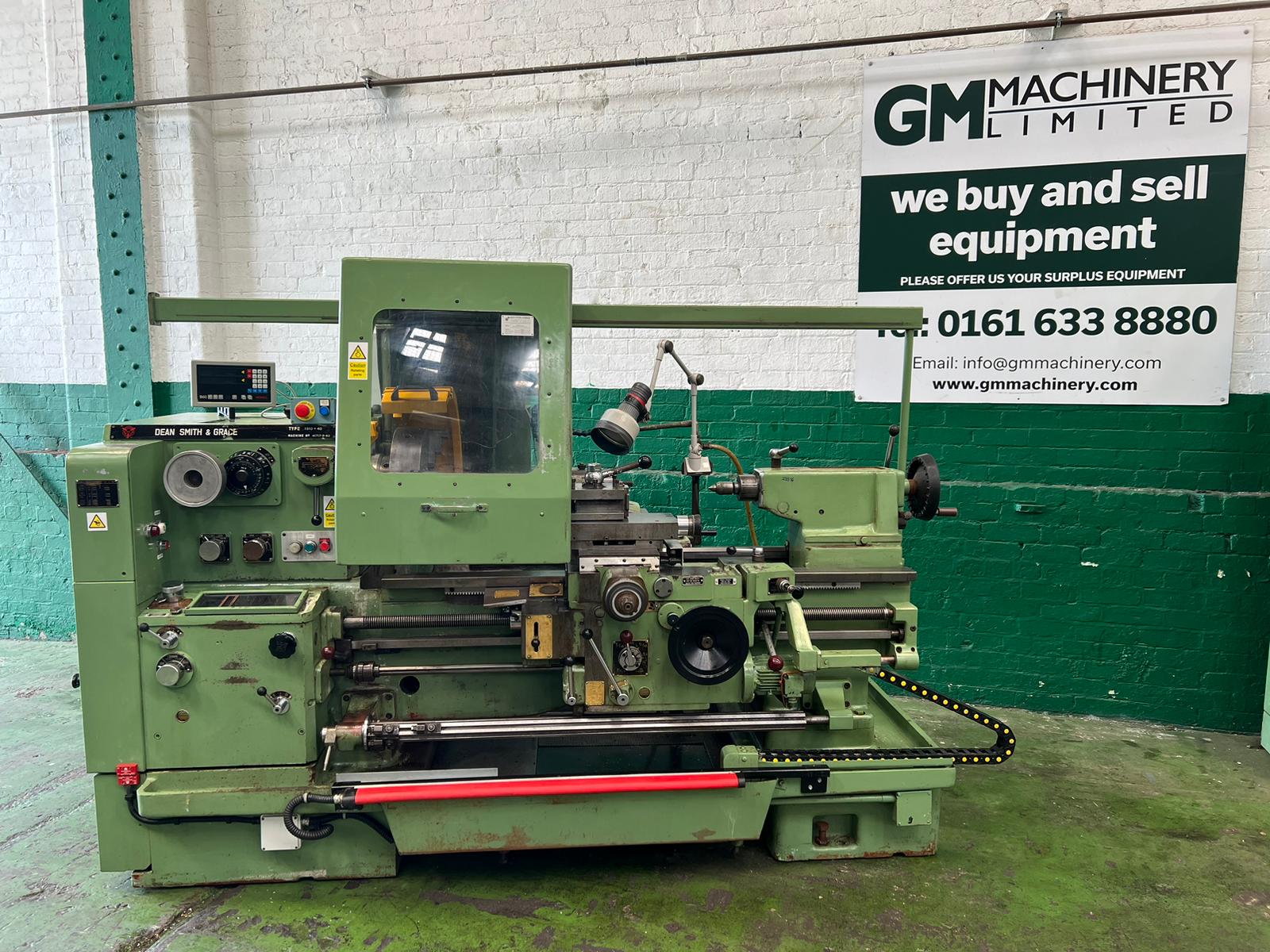 Lathes General/DEAN SMITH & GRACE Type 1910 x 40” (1016mm) Straight Bed Centre Lathe