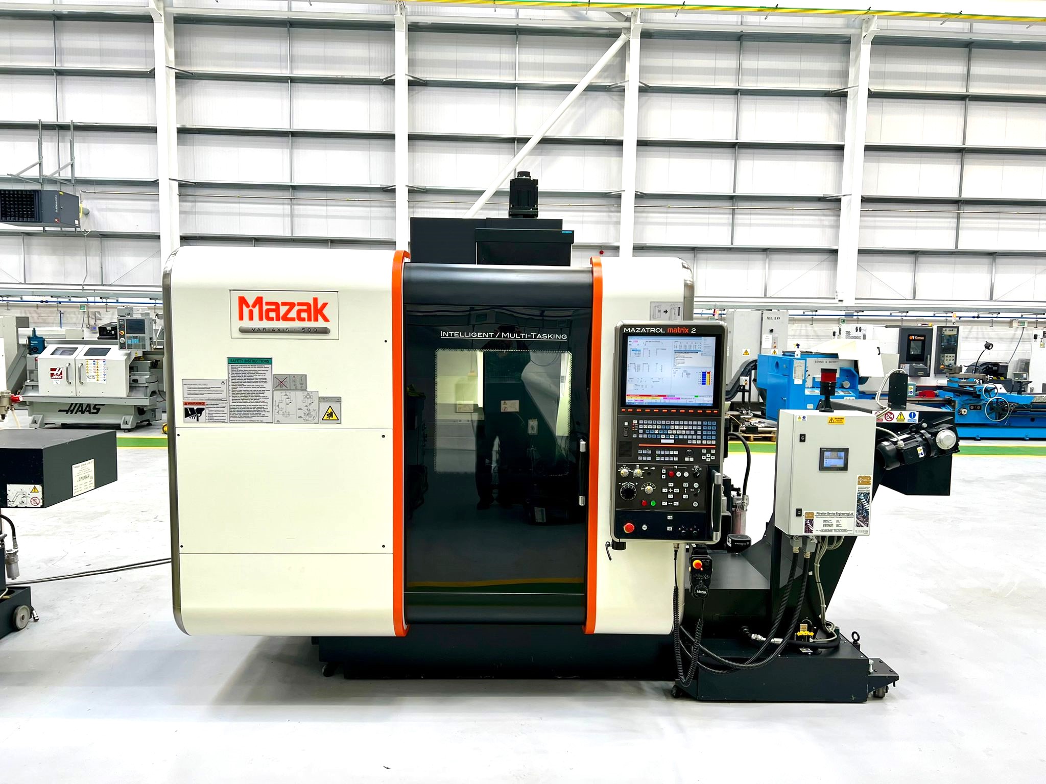 Five-axis Machining Centres/MAZAK Variaxis i500 5 Axis Vertical Machining Centre.