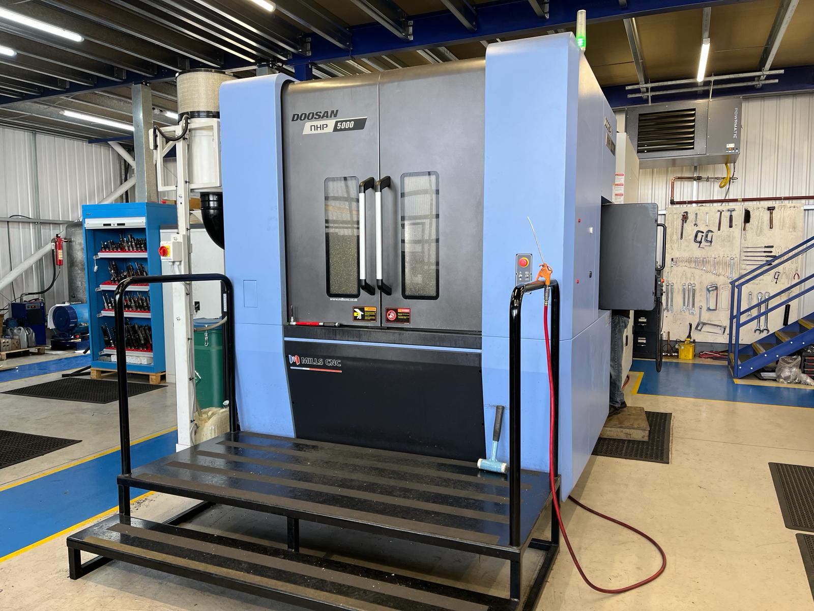 Horizontal Machining Centres/DOOSAN NHP5000 Twin Pallet Horizontal Machining Centre with Fanuc 31i – Model B Control.