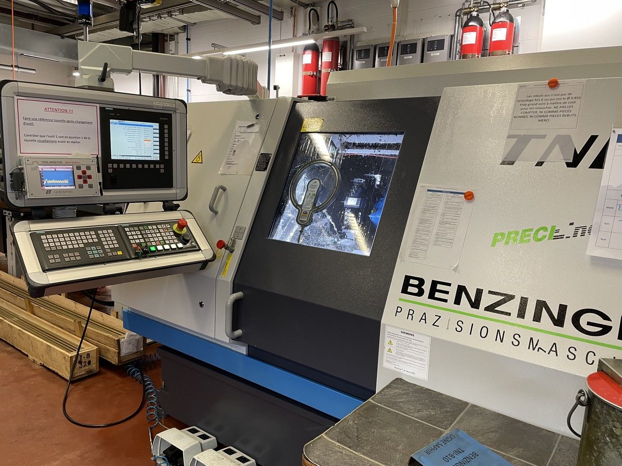 Trimming machines/CNC TURNING MACHINE BENZINGER TYPE TNI-B10