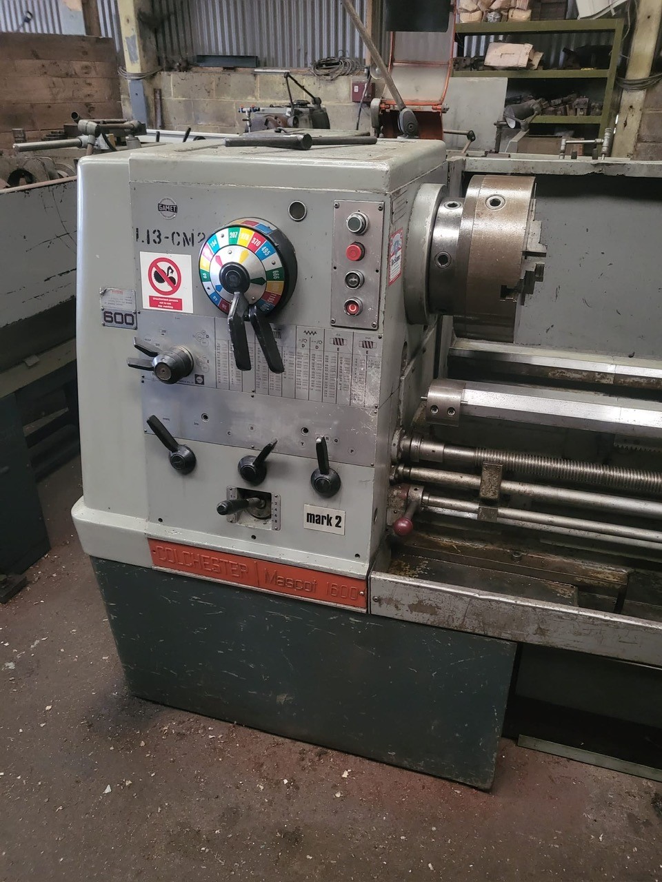 Gap Bed Lathes/A Mascot 1600 x 100