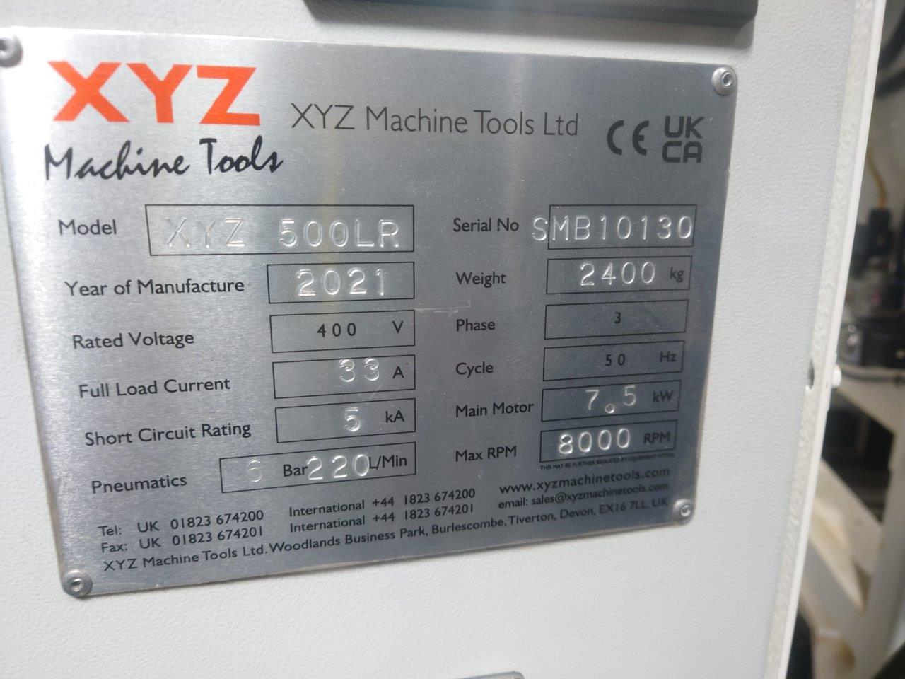 Vertical Machining Centres/Used XYZ 500LR CNC Vertical Milling Machining Centre (4652)