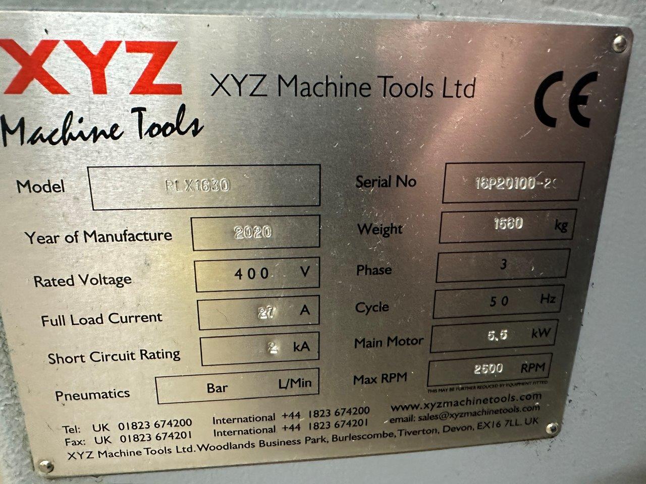 Lathes (CNC and Manual)/Used XYZ Proturn RLX1630 (4651)