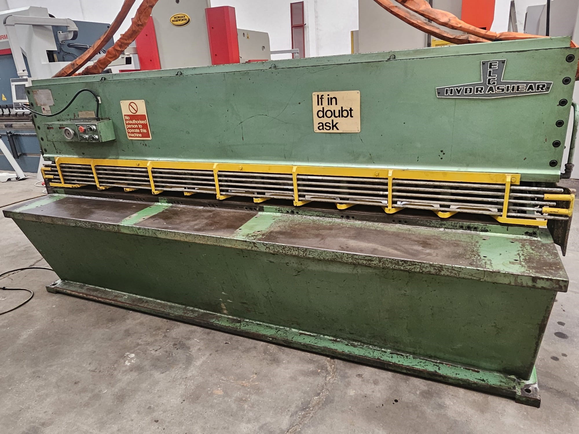 Shear Forming/Elga Hydrashear 1014BGA Hydraulic Shear