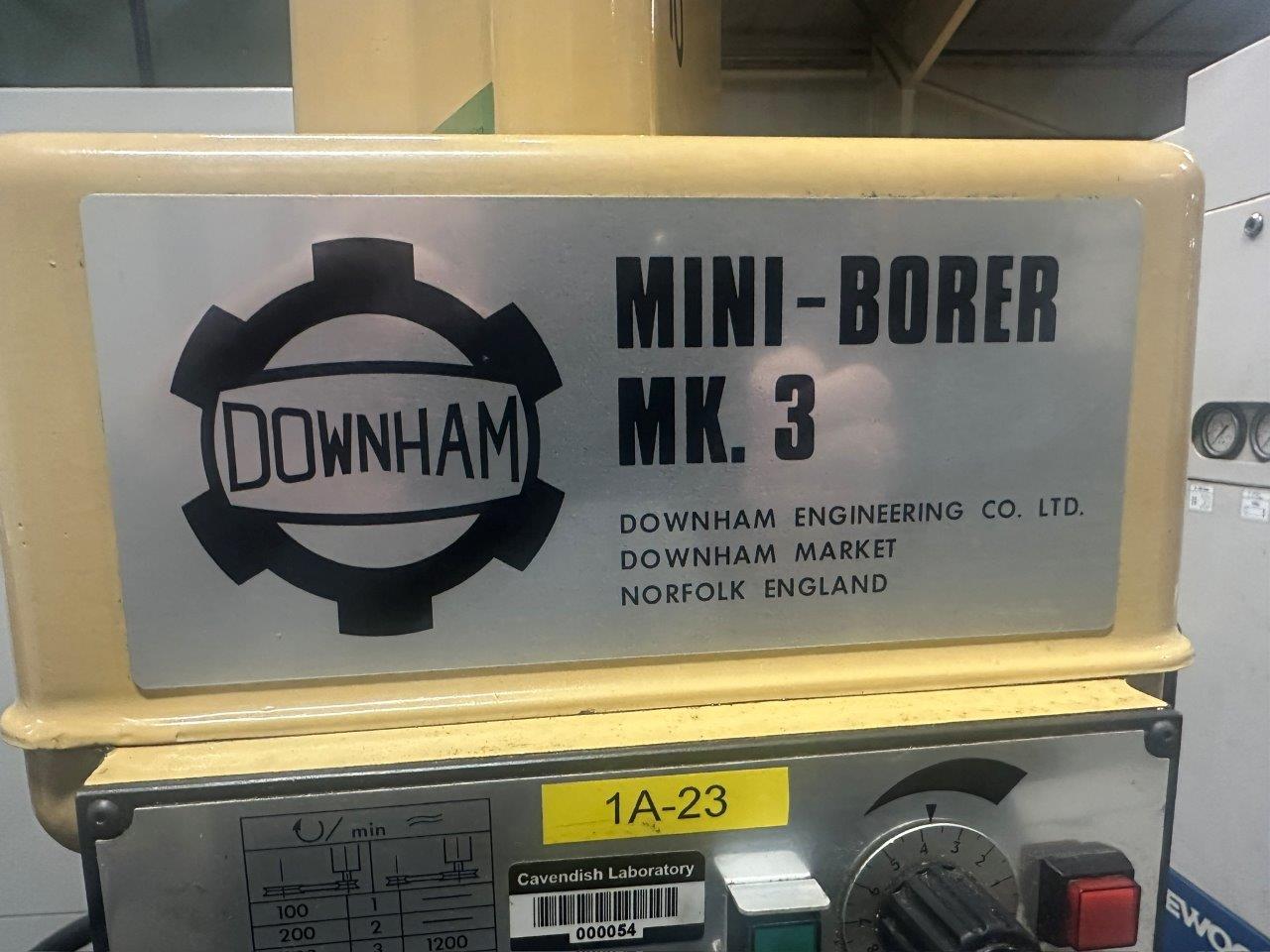 Boring/Used Downham Mill-Borer Mk3 (4204)