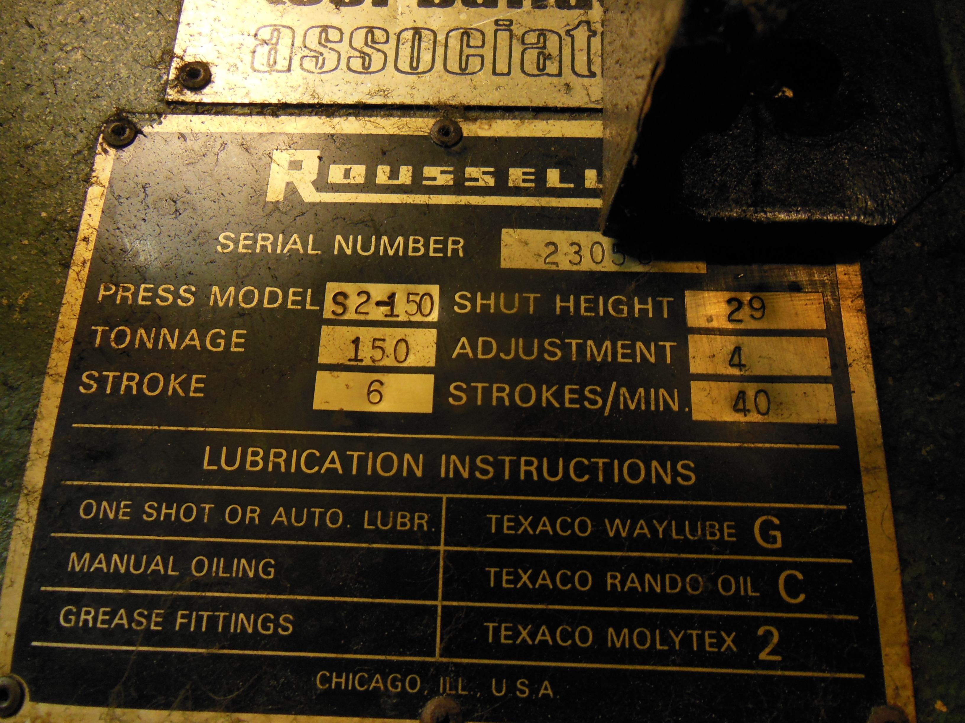 Presses (General)/RousselleS2-150-96-36