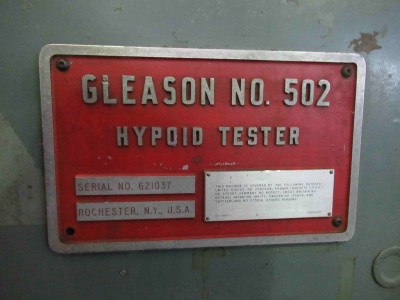 Miscellaneous/GLEASON 502 TESTER