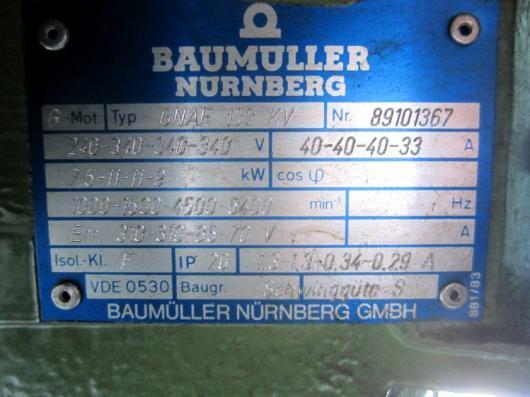 Milling/Baumuller - GNAF 132 KV