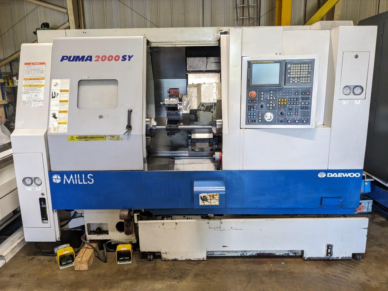 CNC Lathes/Used Doosan Puma 2000SY CNC Turning Centre (4244)