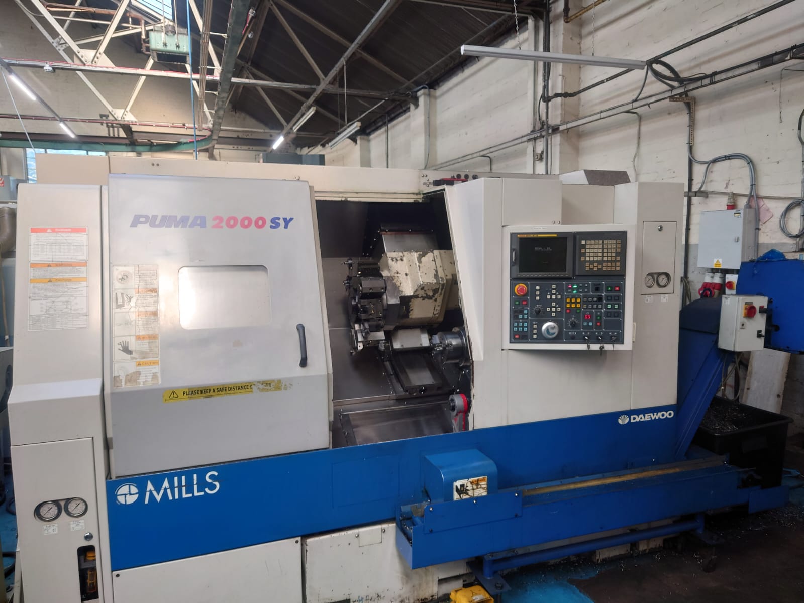 CNC Lathes/Used Doosan Puma 2000SY CNC Turning Centre (4244)