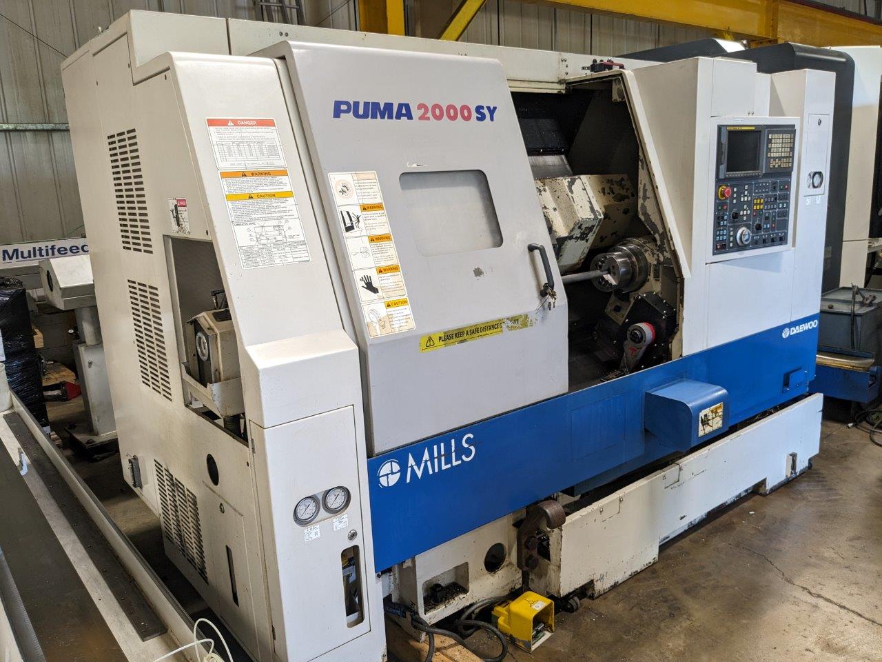 CNC Lathes/Used Doosan Puma 2000SY CNC Turning Centre (4244)