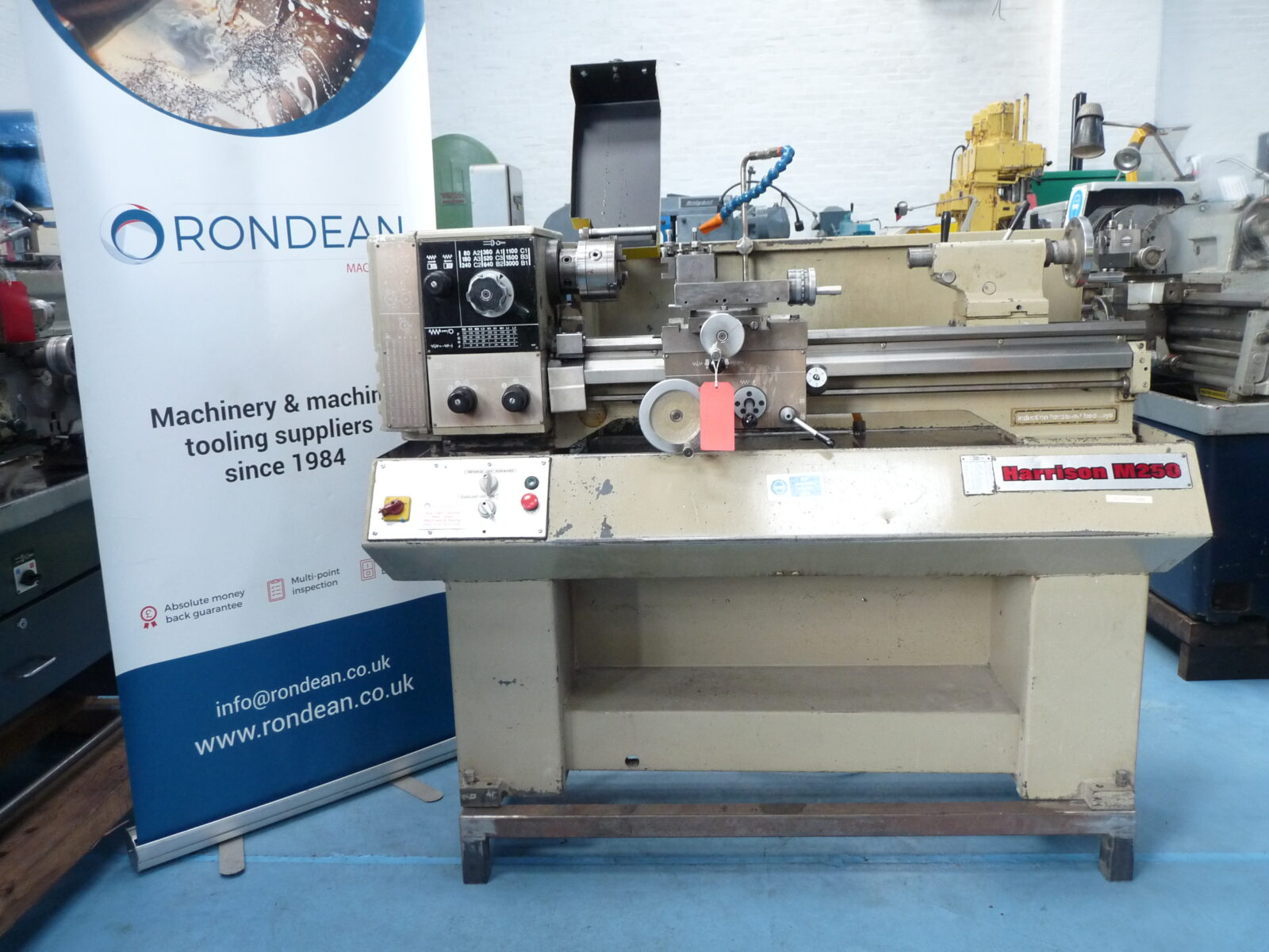 Lathes (CNC and Manual)/Harrison M250 30” Straight Bed Centre Lathe -