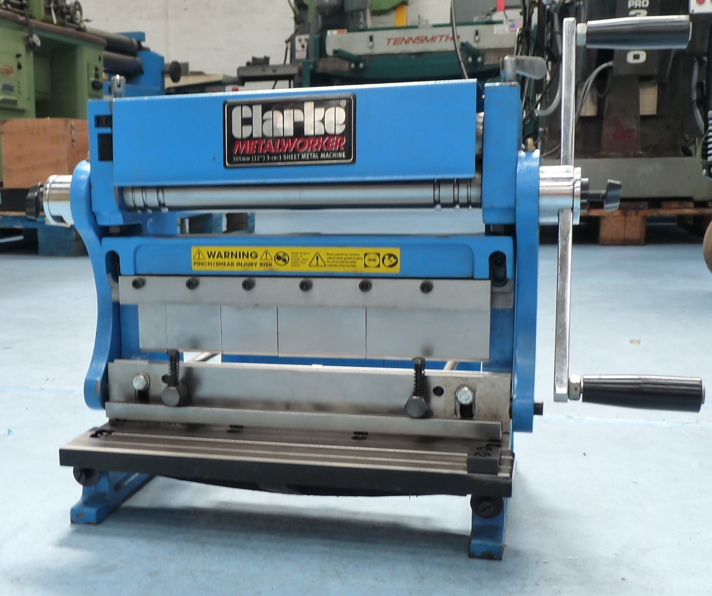 Folding/Clarke Hand Operated Shear Folder & Rolling Universal Metalworking Machine - L40520.02