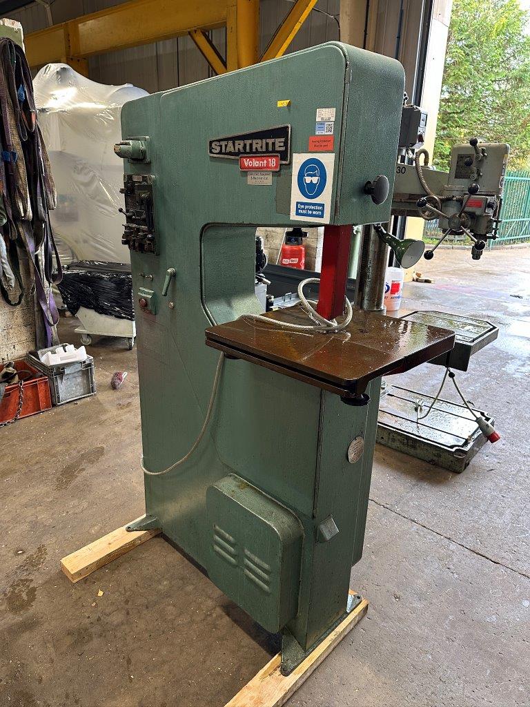 Vertical Bandsaws/Used Startrite Volant 18 Vertical Bandsaw (4620)