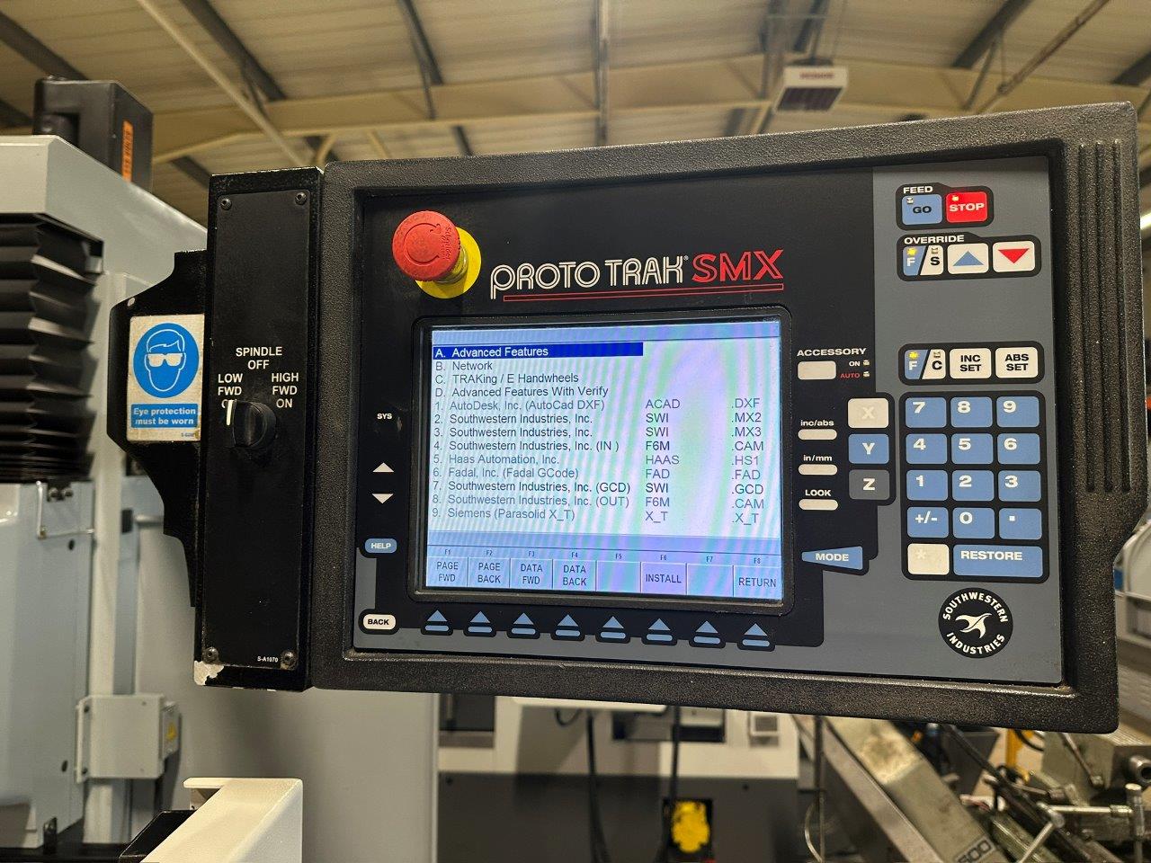 Bed Type Milling/Used XYZ ProtoTRAK SMX4000 CNC Bed Mill (4782)