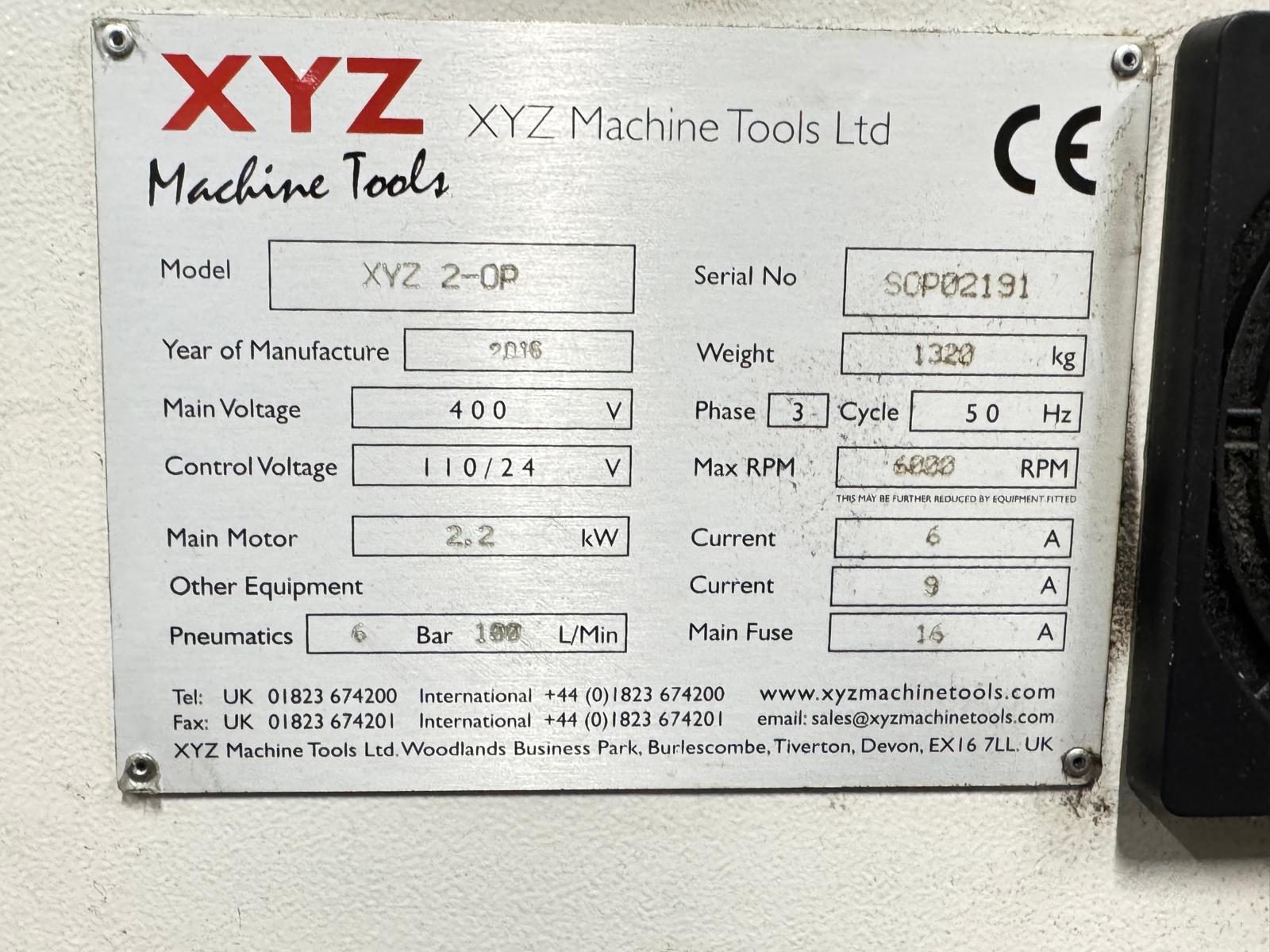 Machining Centres/Used XYZ ProtoTRAK 2-OP (4834)
