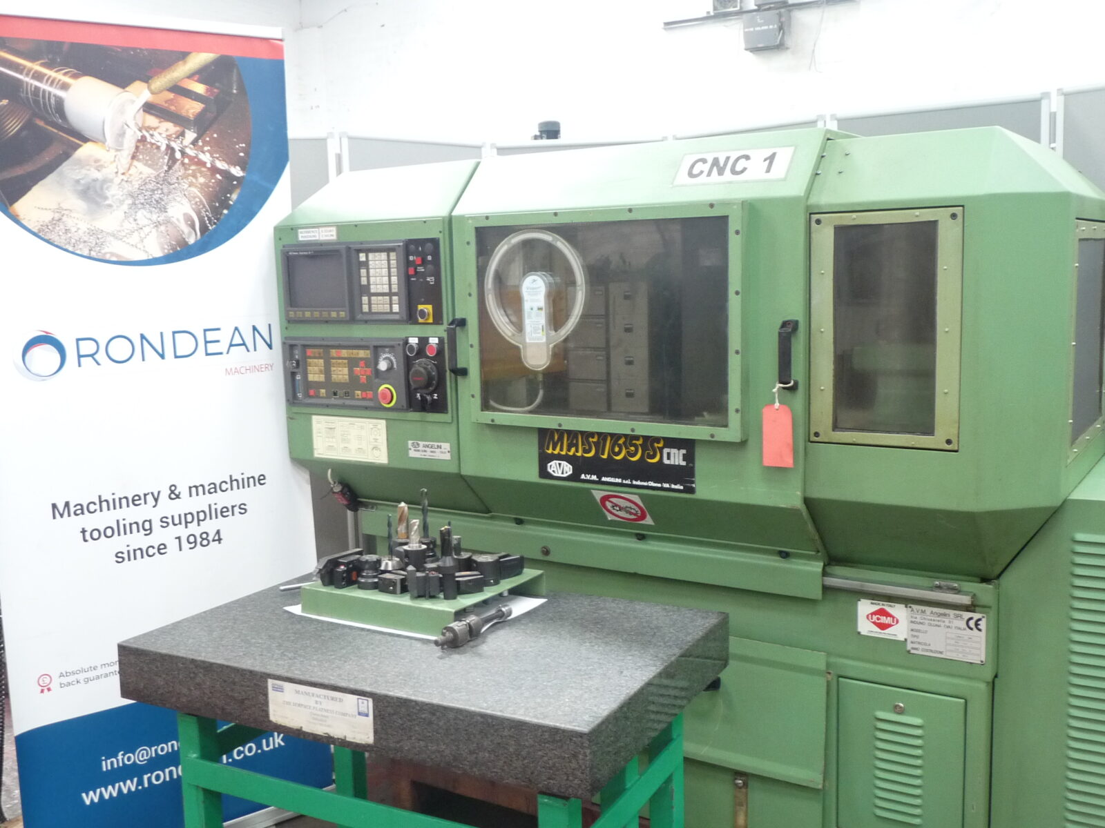 Lathes (CNC and Manual)/AVM Angelini Tornio CNC Centre Lathe