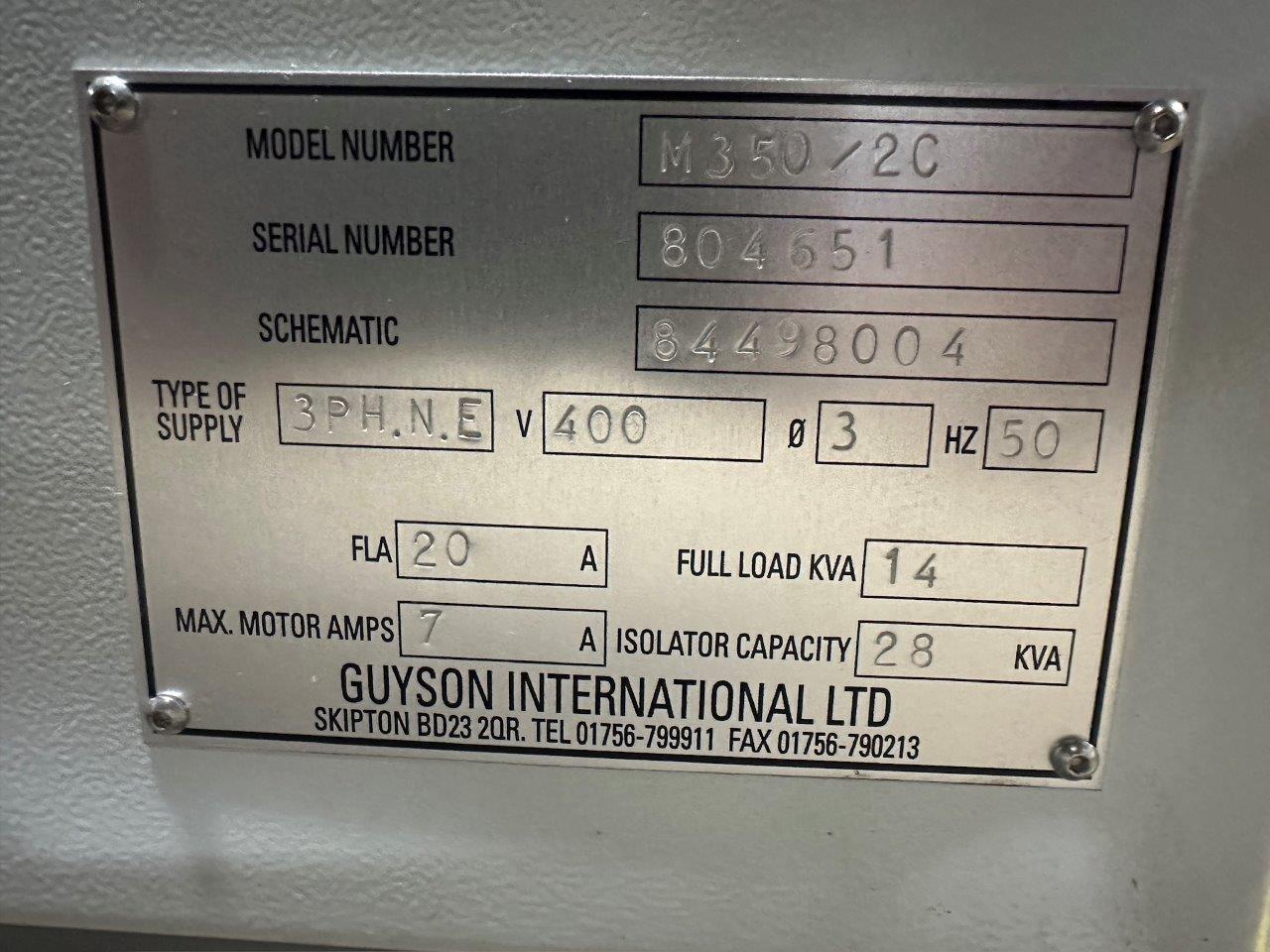 Finishing/Used Guyson Kerry 350C Microsolve Ultrasonic Cleaning System (4855)