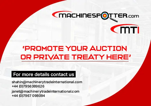 machine auctions online
