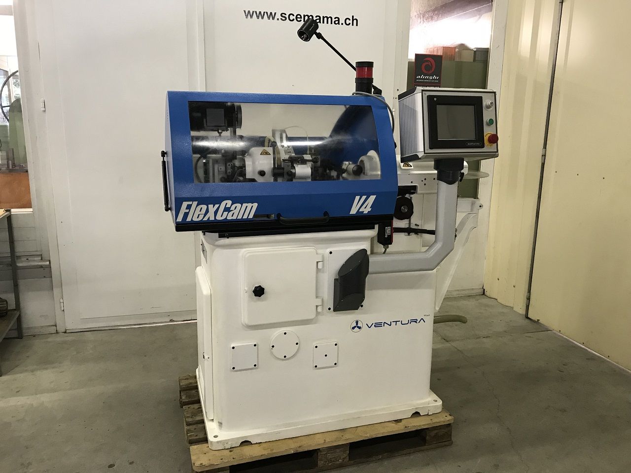 Lathes (CNC and Manual)/AUTOMATIC TURNING LATHE ESCO-VENTURA TYPE D4-FLEXCAM V4