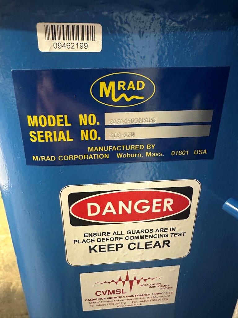 Miscellaneous/Used MRAD Pneumatic Shock Machine, Model 2424 (500) PAPC (4857)