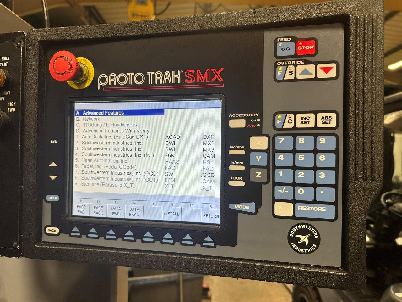 Bed Type Milling/Used XYZ ProtoTRAK SMX2500 CNC Bed Mill (4818)