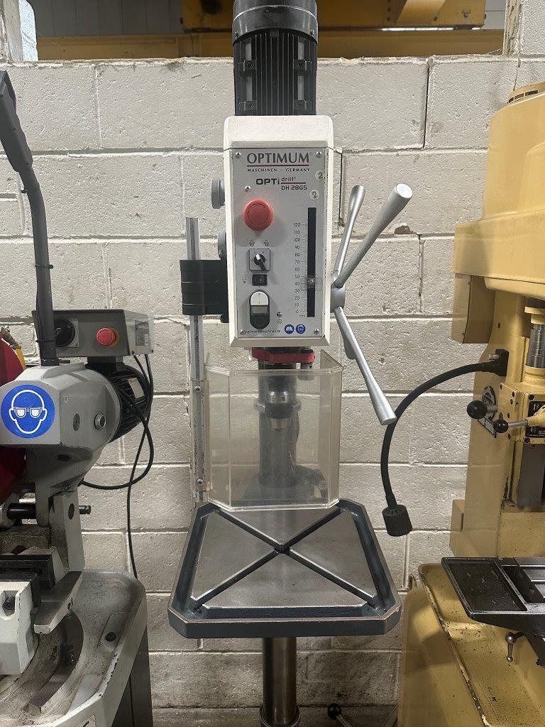 Pillar/Pedestal Drills/Used Optimum DH28GS Pillar Drill (4898)