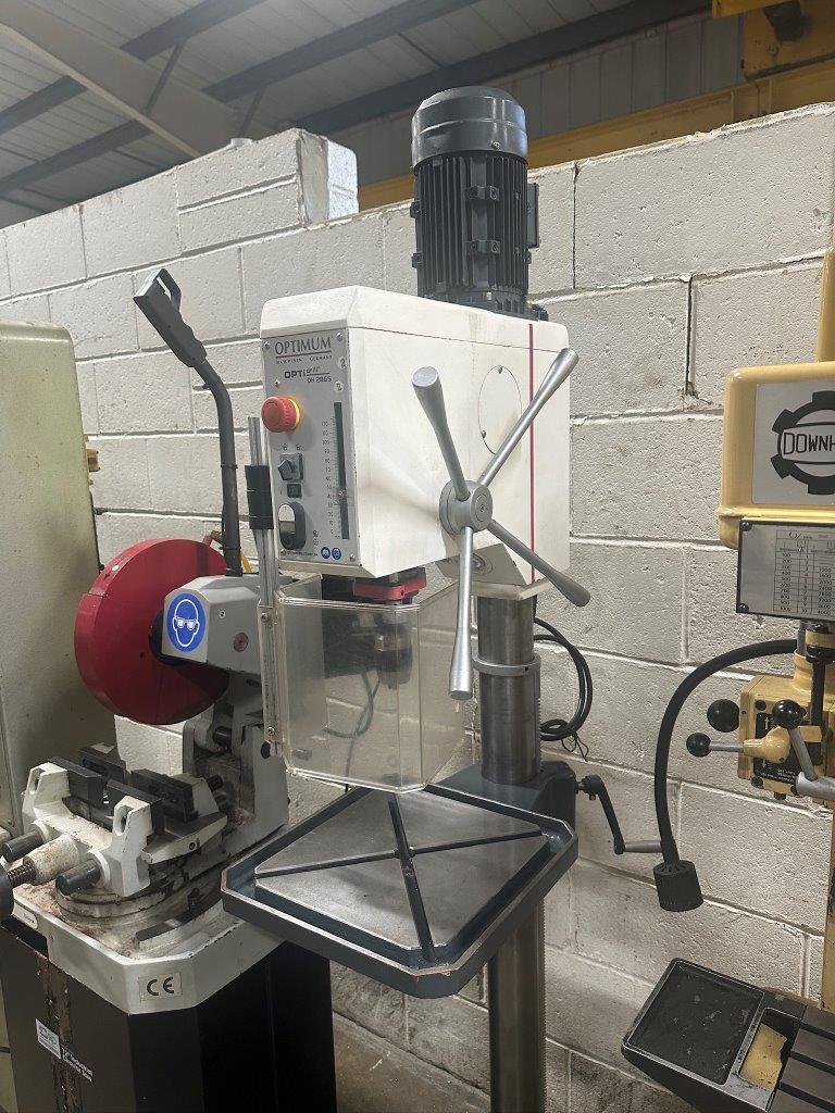 Pillar/Pedestal Drills/Used Optimum DH28GS Pillar Drill (4898)