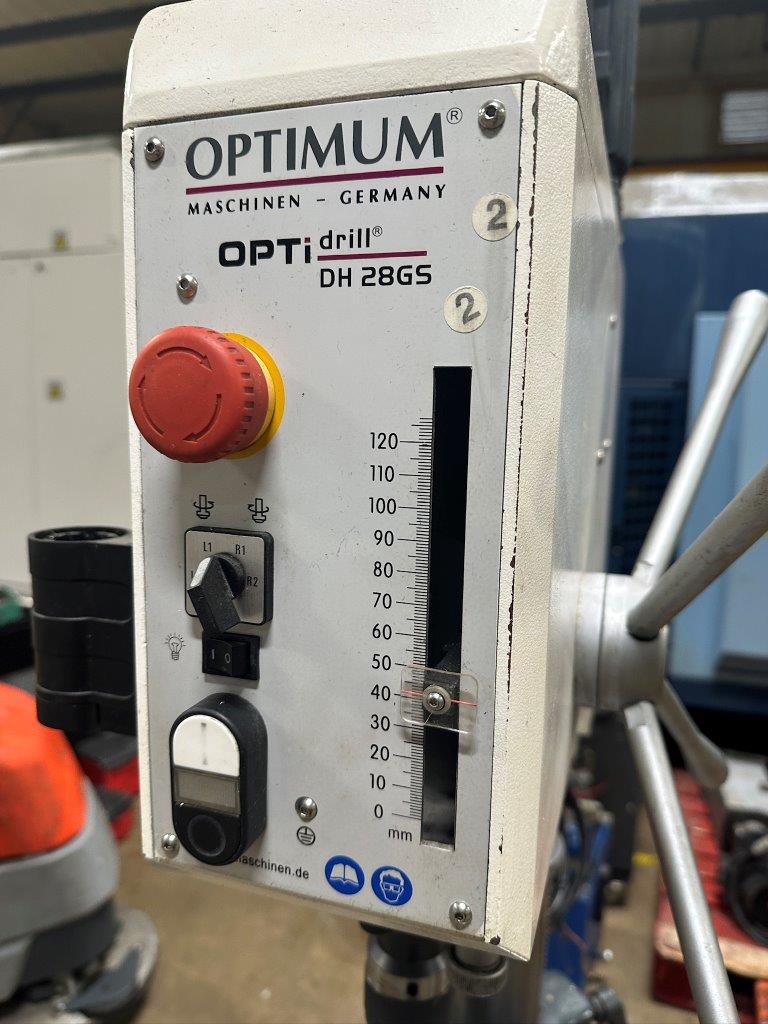 Pillar/Pedestal Drills/Used Optimum DH28GS Pillar Drill (4898)