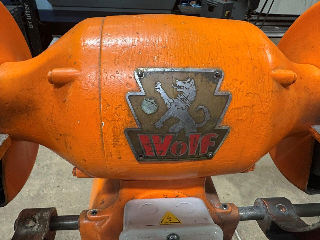 Double-Sided Grinder/Used Wolf 8" Double Ended Grinder (4902)