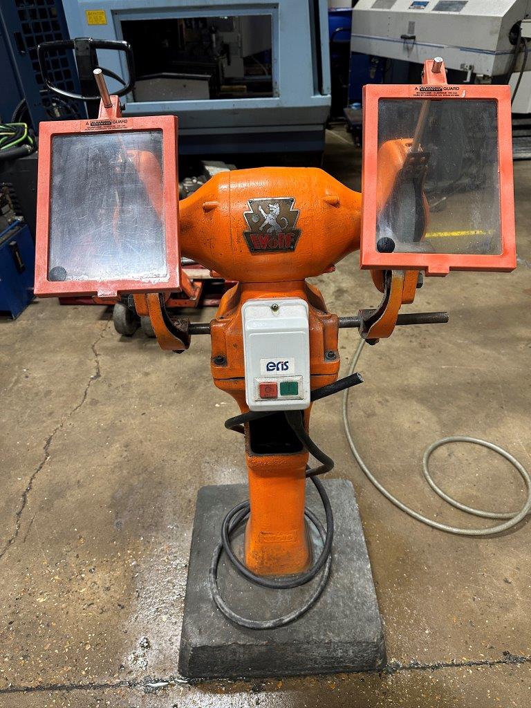 Double-Sided Grinder/Used Wolf 8" Double Ended Grinder (4902)